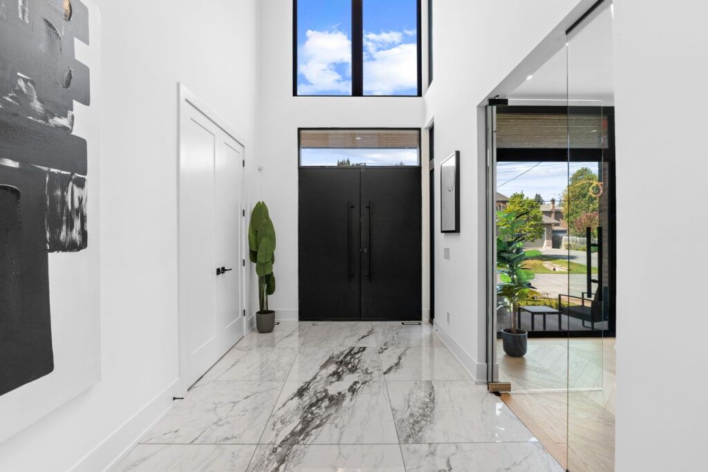 Entrance of a Zed Developments custom home