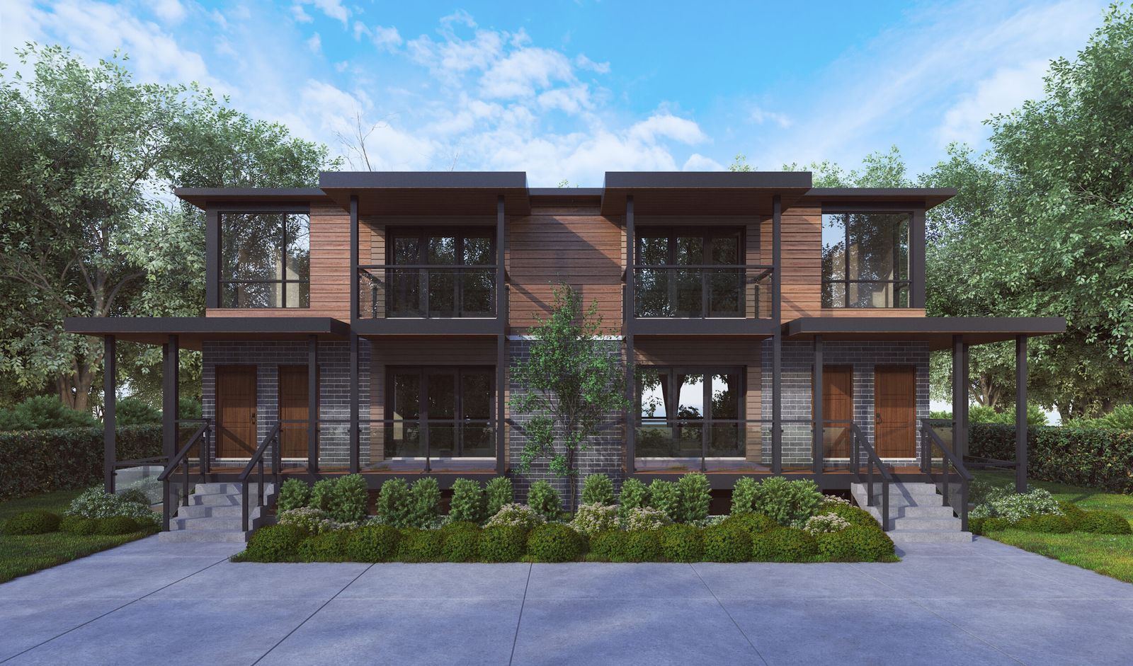 Fisher 6-Plex rendering